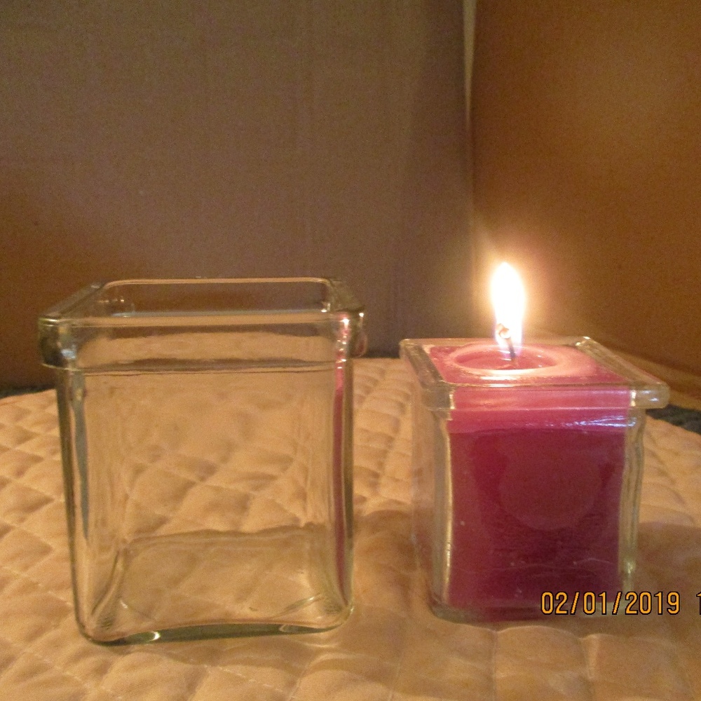 Candle Trinket Jar Holders Kitchen Home